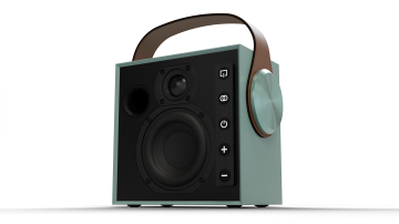 MOREL BIGGIE AQUA FROST портативная беспроводная Hi-Fi колонка - 6