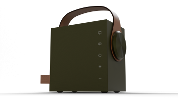 MOREL BIGGIE OLIVE GREEN портативная беспроводная Hi-Fi колонка - 3
