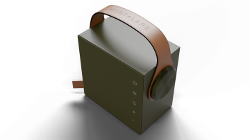 MOREL BIGGIE OLIVE GREEN портативная беспроводная Hi-Fi колонка - 5